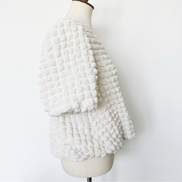 EENK S is for Somewhere Puffy Checkered Blouse - Picture 6 of 7